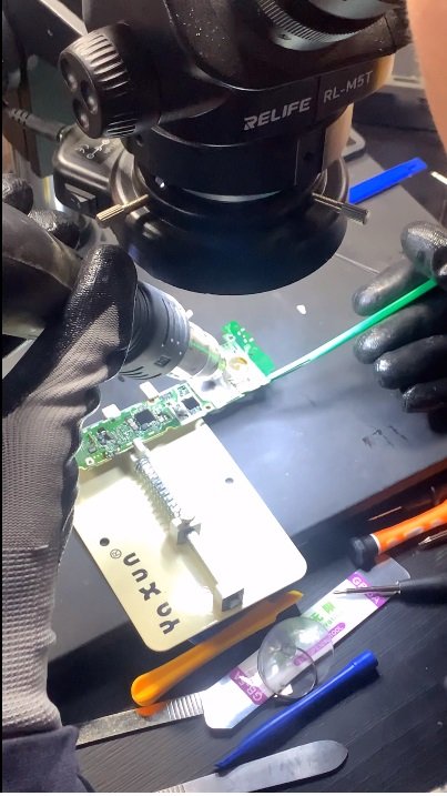 Práctica con microscopio